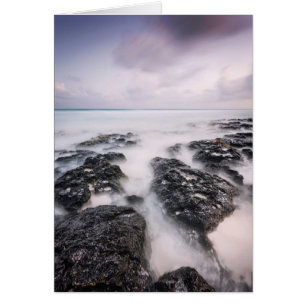 Cartão Praia da lava de Tulum