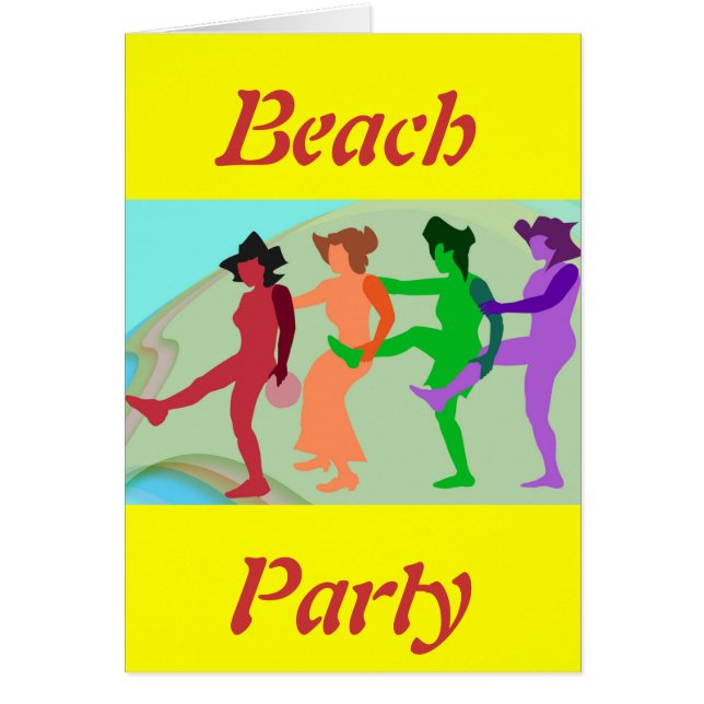 Cartão Praia Dance (Frente)