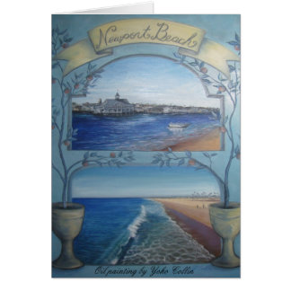 Cartão Praia de Newport