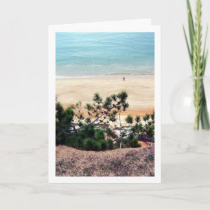 Cartão Praia de pinheiro português