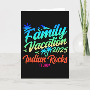 Cartão Praia Indian Rocks Flórida Férias em Família Combi