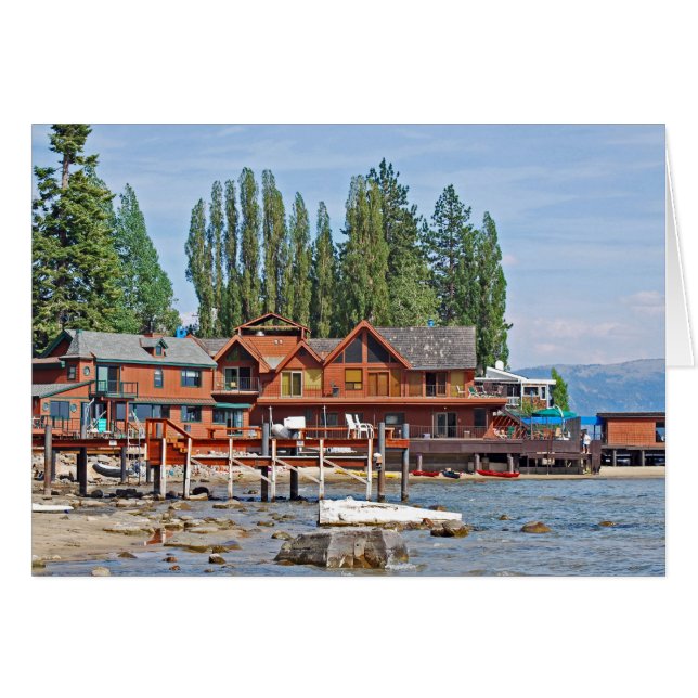 Cartão Praia Lakeside (Frente Horizontal)