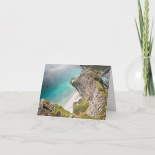 Cartão Praia Lofoten Noruega