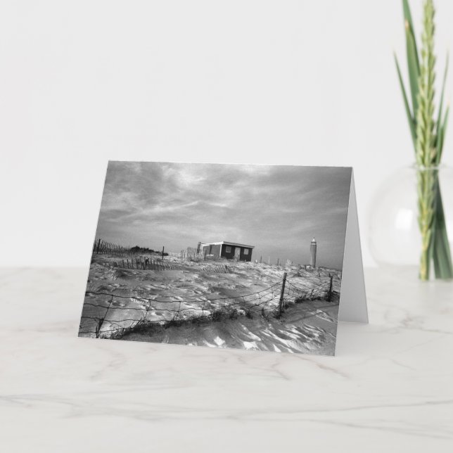 Cartão Praia Long Island New York de Jones (Frente)