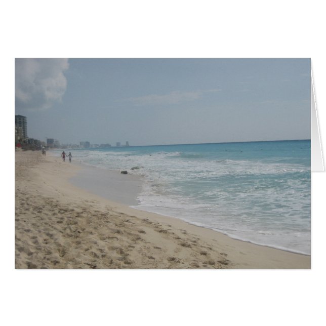Cartão Praia Mexicana (Frente Horizontal)