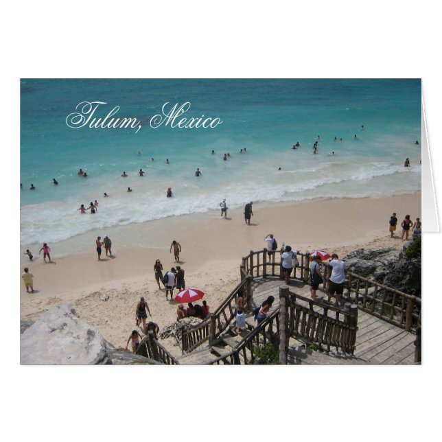 Cartão Praia Mexicana (Frente Horizontal)