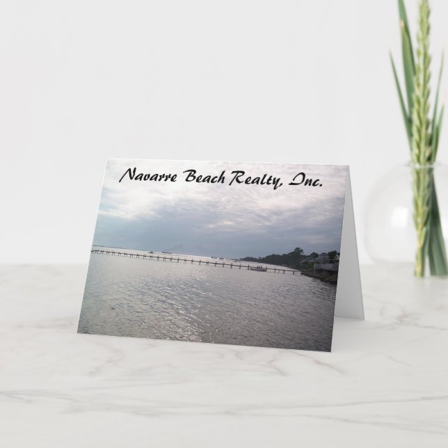 Cartão praia navarre (Frente)
