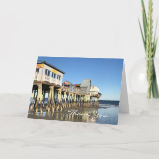 Cartão Praia Obrigado Nota