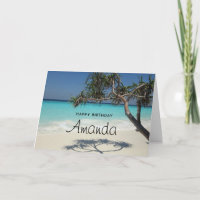 Praia Tropical Linda Paraíso Oceânico de Aniversár