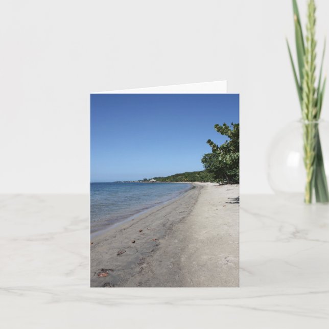 Cartão Praias de Roatan Notecard (Frente)