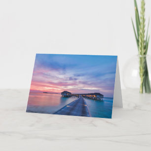 Cartão Praias Tropicais   Maldivas Bungalows