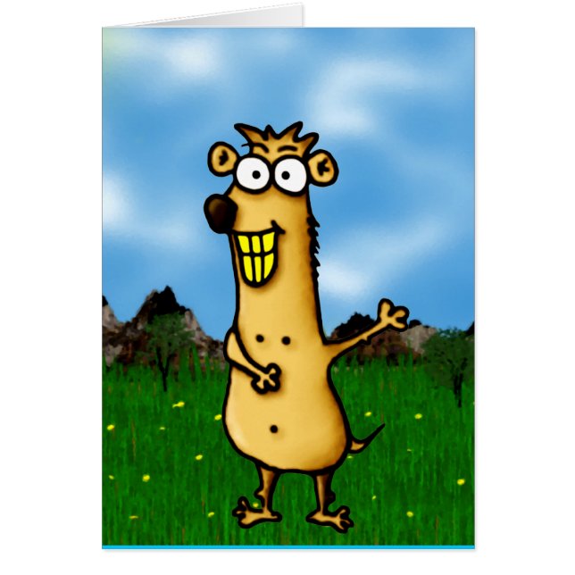 Cartão Prairie Dog (Frente)