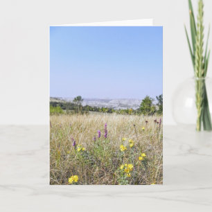 Cartão Prairie Meets Badlands Note Card
