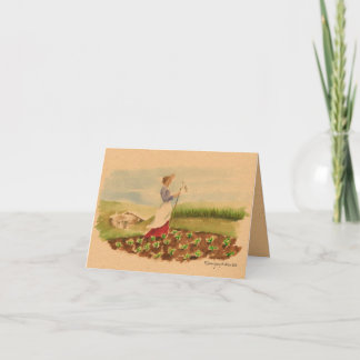 Cartão Prairie Woman Greeting Card
