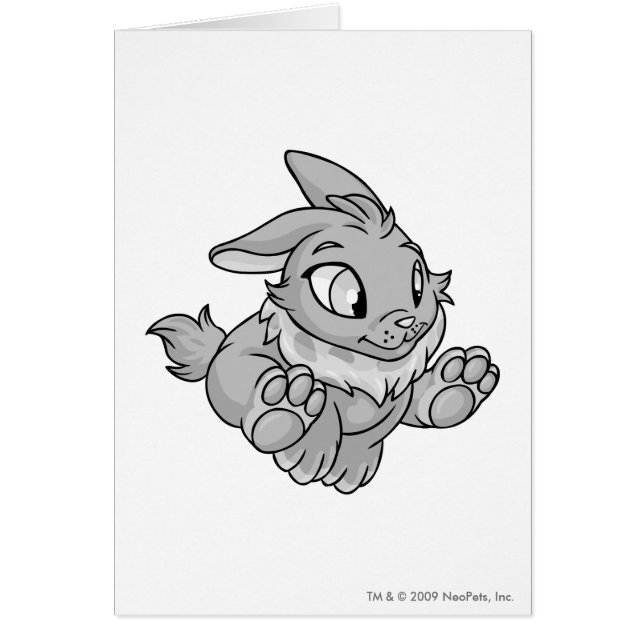 Cartão Prata de Cybunny (Frente)
