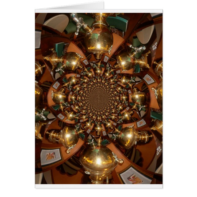 Cartão Prata e Dourado (Frente)