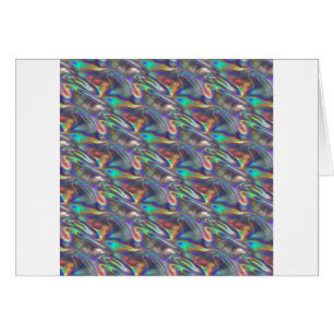 Cartão prata holográfica