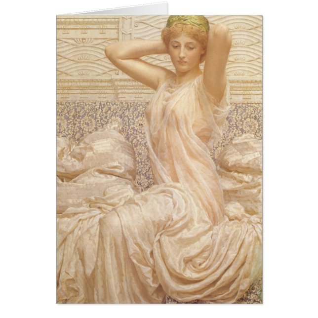 Cartão Prata por Albert Joseph Moore, Bela Arte Vitoriana (Frente)