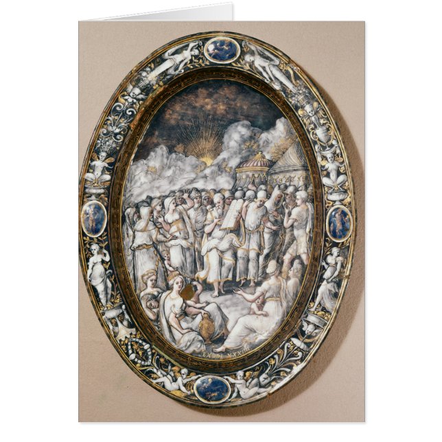 Cartão Prato oval (Frente)