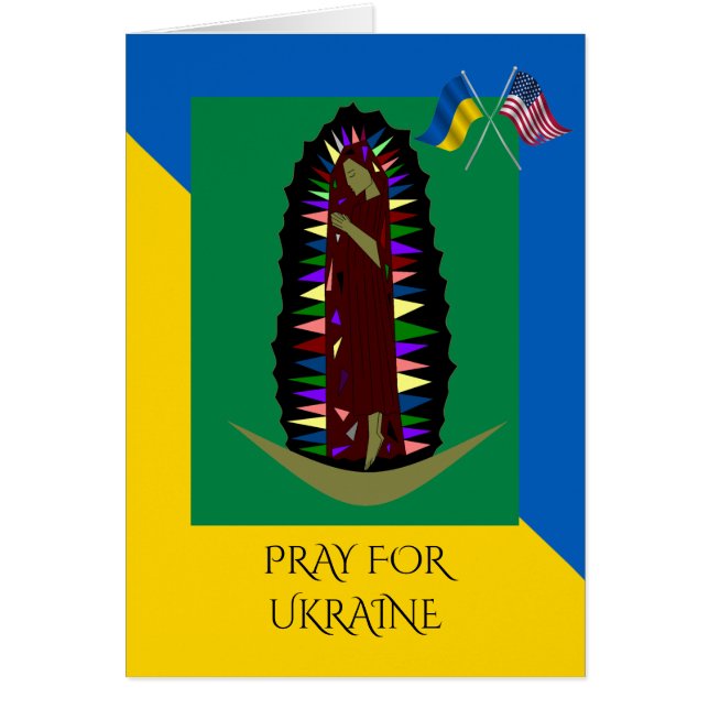 CARTÃO PRAY FOR UKRAINE (Frente)
