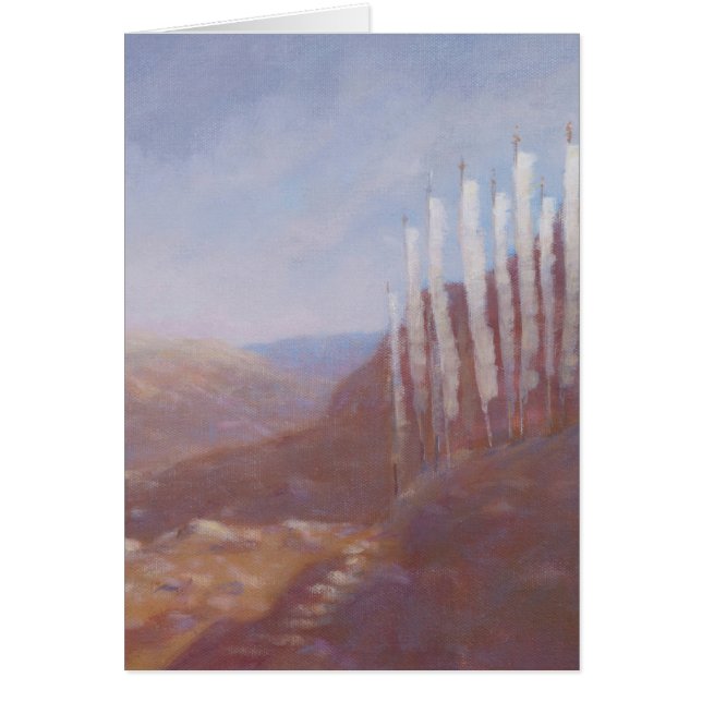 Cartão Prayer Flags Bhutan 2012 (Frente)