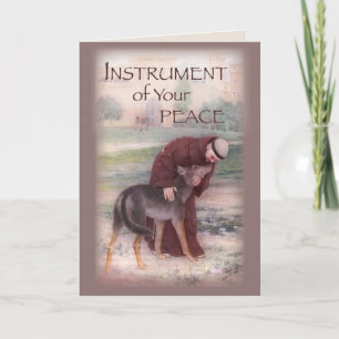 Cartão Prayer of St. Francis Card