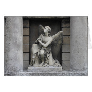 Cartão Praying Angel Sculpture
