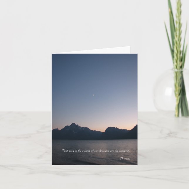 Cartão Prazeres simples Notecards (Frente)