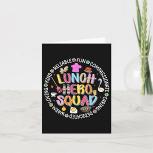 Cartão Pré-Disquete De Volta Ao Café Da Lady Squad, Almoç