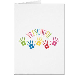 Cartão Pré-escola