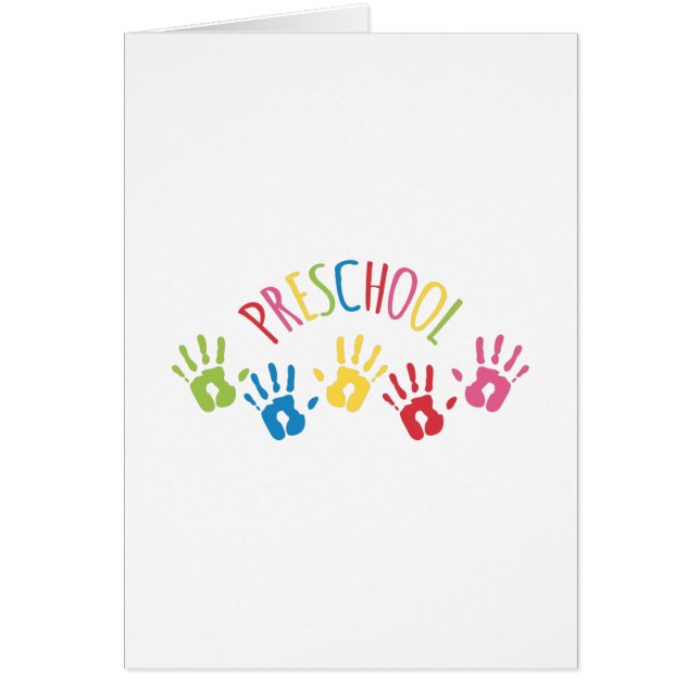 Cartão Pré-escola (Frente)