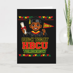 Cartão Pré-escolar Hoje Graduação Hbcu 2026 Família Pai M