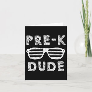 Cartão Pré-k Graduação Boys Engraçados Engraçado De Volta