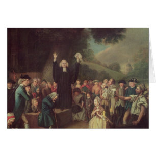 Cartão Preaching de George Whitefield