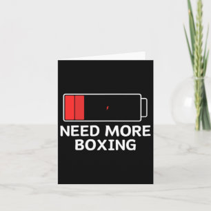 Cartão Precisa de mais boxing