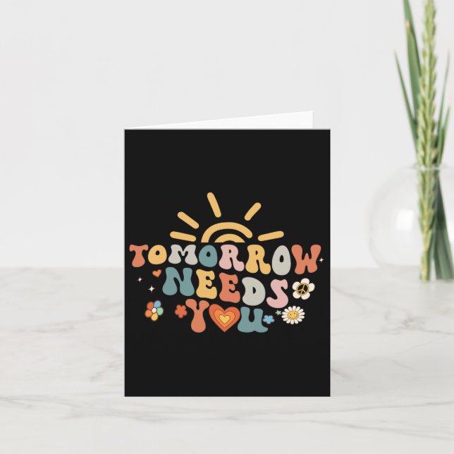 Cartão Precisa De Sensibilização Para A Saúde Mental Groo (Frente)