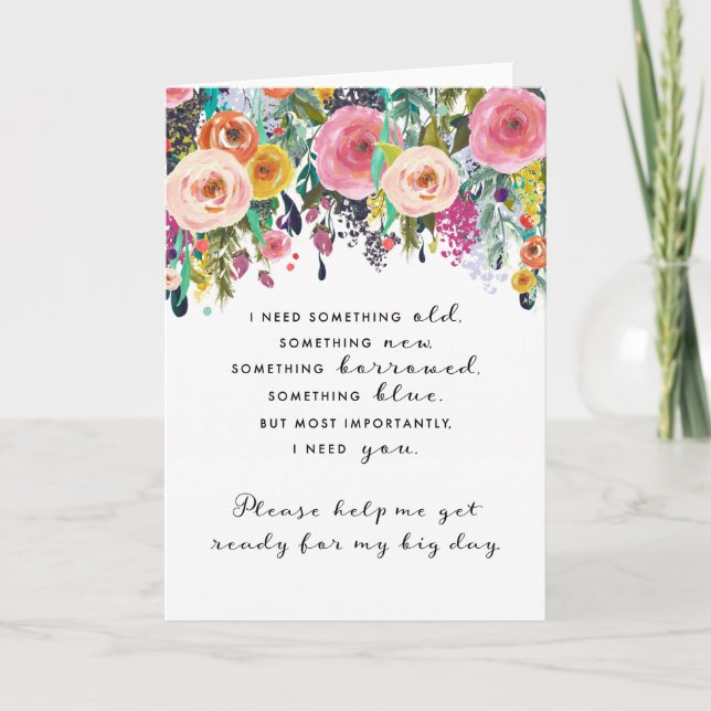 Cartão Preciso De Sua Carta De Casamento, Ashley Collecti (Frente)