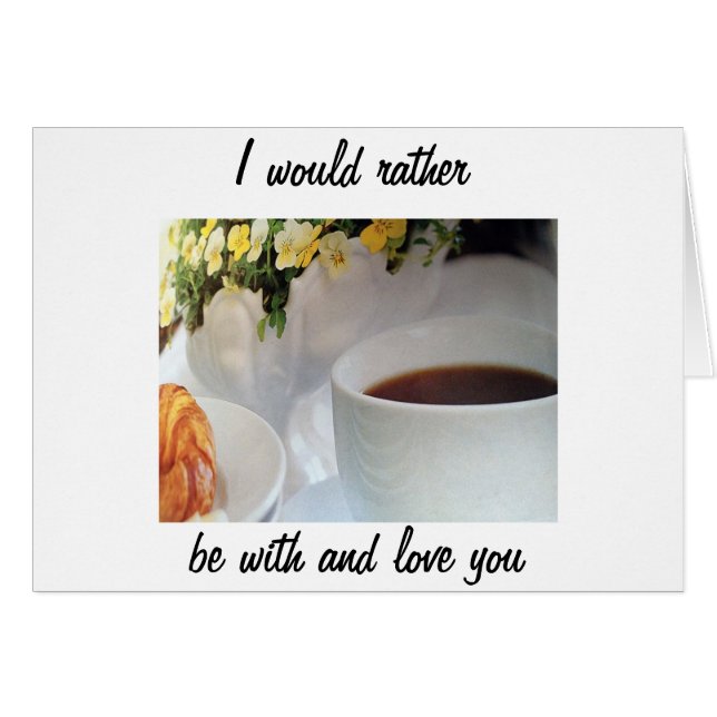 Cartão Preferencialmentes ESTARIAM COM VOCÊ E TE AMARARIA (Frente Horizontal)