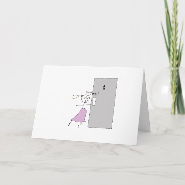 Cartão Preggo Tem Que Fazer Xixi Agora! (Frente)