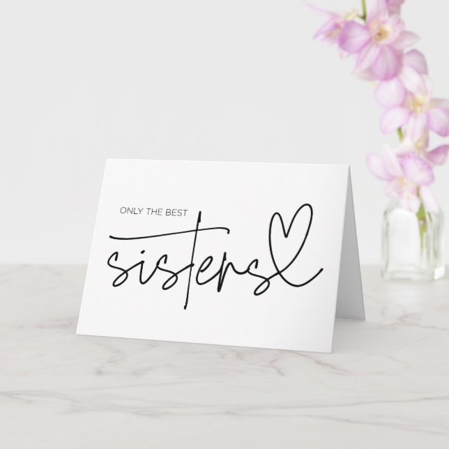 Cartão Pregnancy Reveal Sister Aunti to Be I'm Pregnant (Orquídea)