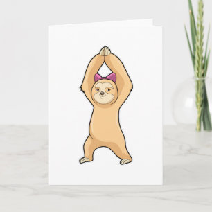 Cartão Preguiça nos Esportes de Fitness