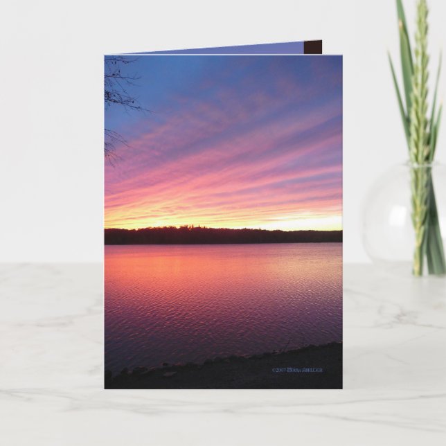 Cartão Prelúdio a uma tempestade (Frente)