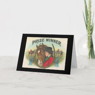 Cartão Prêmio de Parabéns pela sua vitória