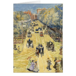 Cartão Prendergast - Charles Street, Boston