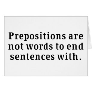 Cartão Preposições