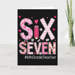 Cartão Preppy Six Seven 67 Dia dos Namorados 6º Ano Chá