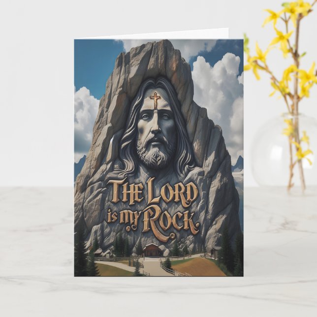 Cartão Presença divina entre as montanhas (Flor Amarela)