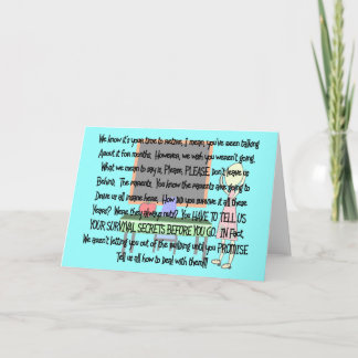 Cartão Presente da arte de história dos pais insanos" da