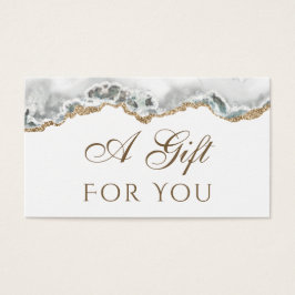 Cartão Presente de Agato Branco