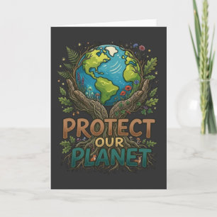 Cartão Presente de Amante da Natureza Eco Friendly Protej